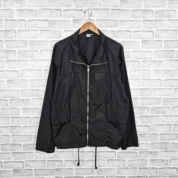 OAK NYC Men's Zip up Windbreaker Jacket in Black size XL - Picture 1 of 9